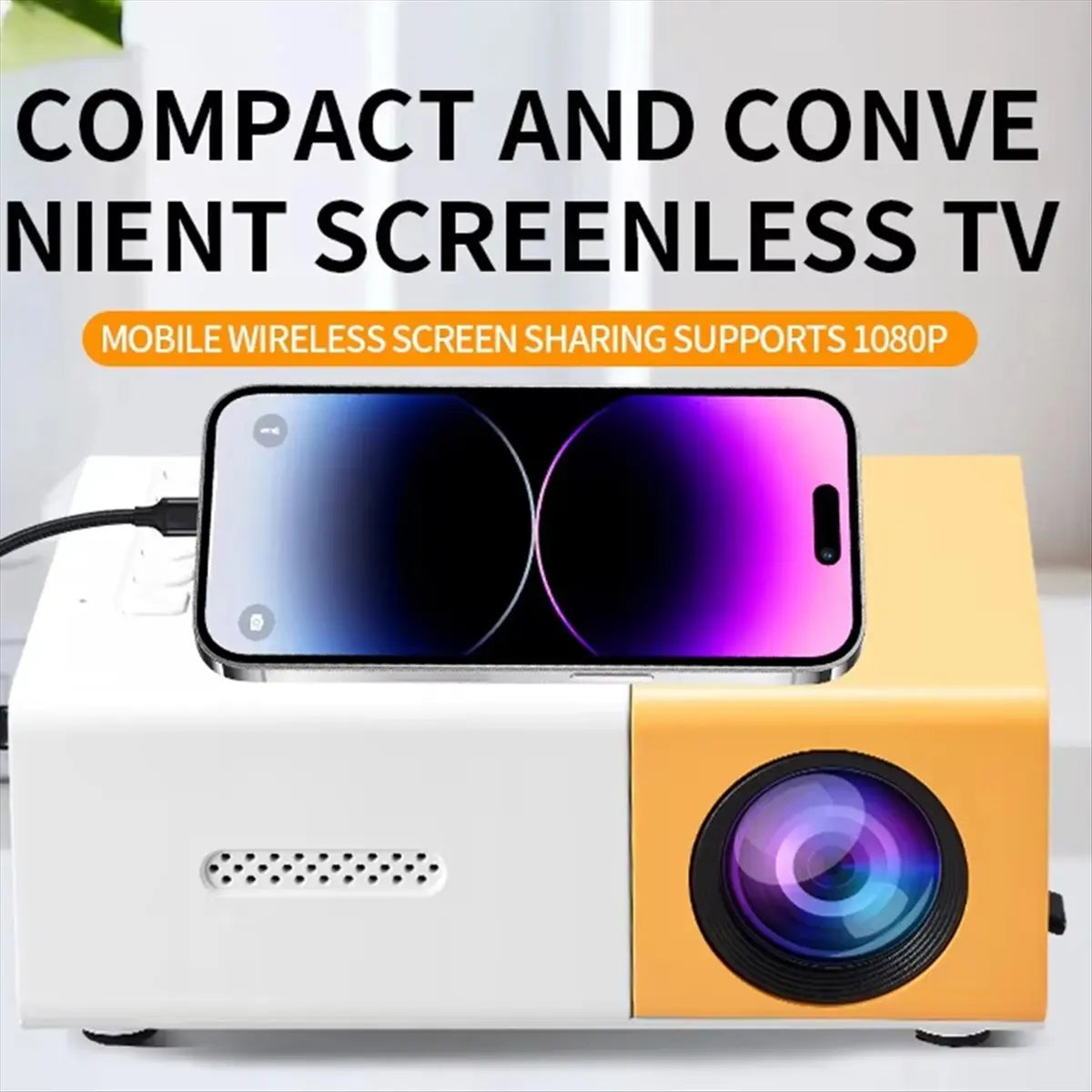 Heavy Duty Portable Mini Projector