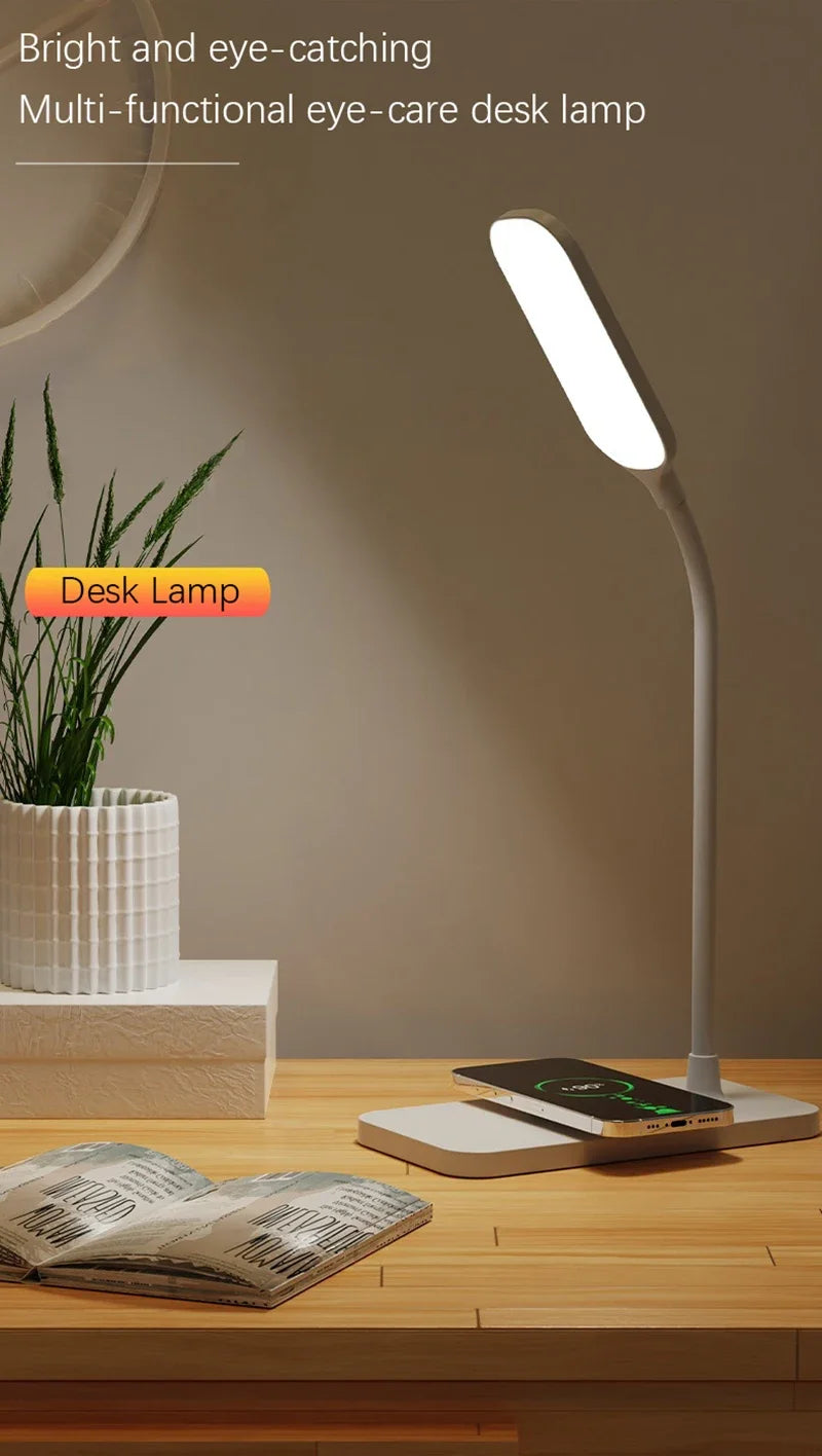 LED Desk Lamp with Wireless Charger