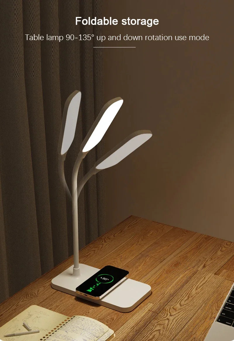 LED Desk Lamp with Wireless Charger
