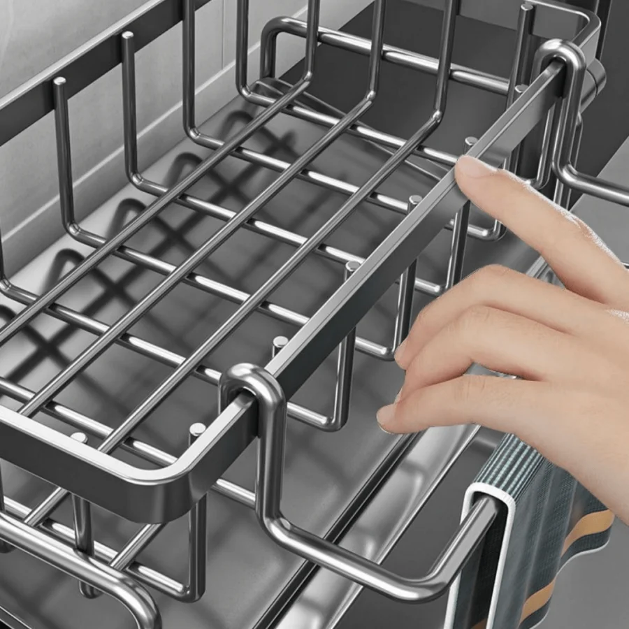 Heavy Duty Stainless Steel Kitchen Sink Organizer