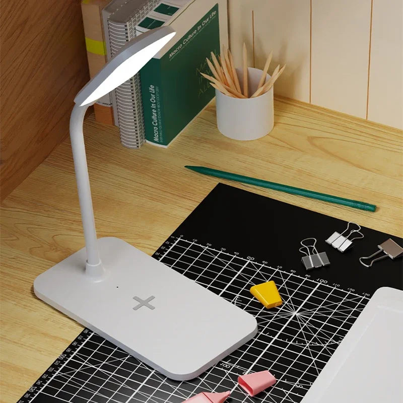 LED Desk Lamp with Wireless Charger
