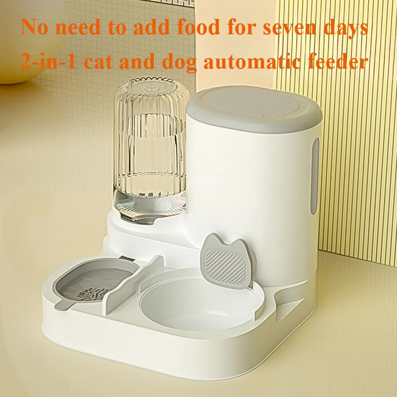 Cat bowl automatic feeder for cats, dogs, ANY ANIMAL ON 4 LEGS.. maybe 2? no fish