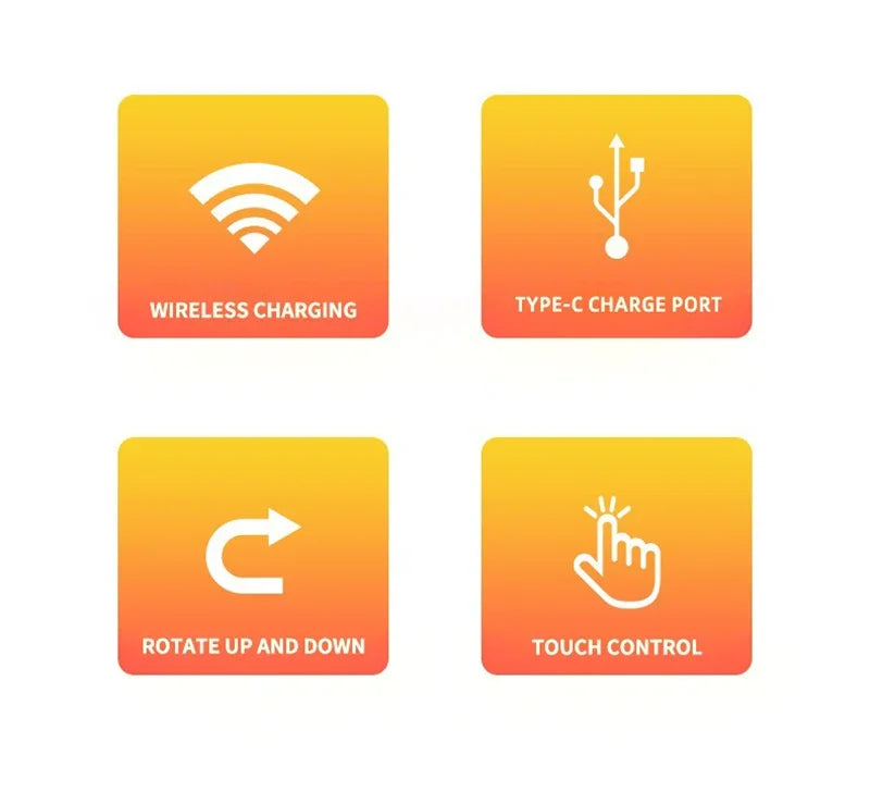 LED Desk Lamp with Wireless Charger