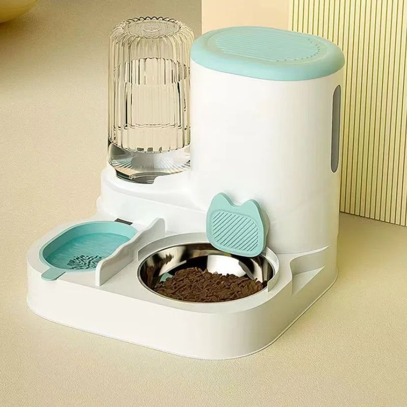 Cat bowl automatic feeder for cats, dogs, ANY ANIMAL ON 4 LEGS.. maybe 2? no fish