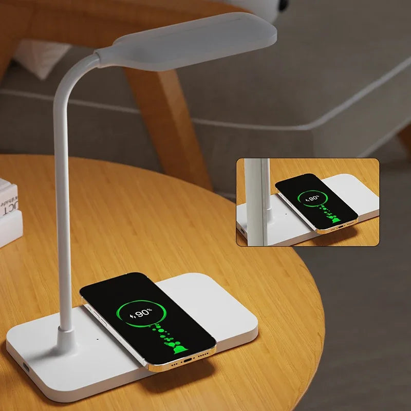 LED Desk Lamp with Wireless Charger