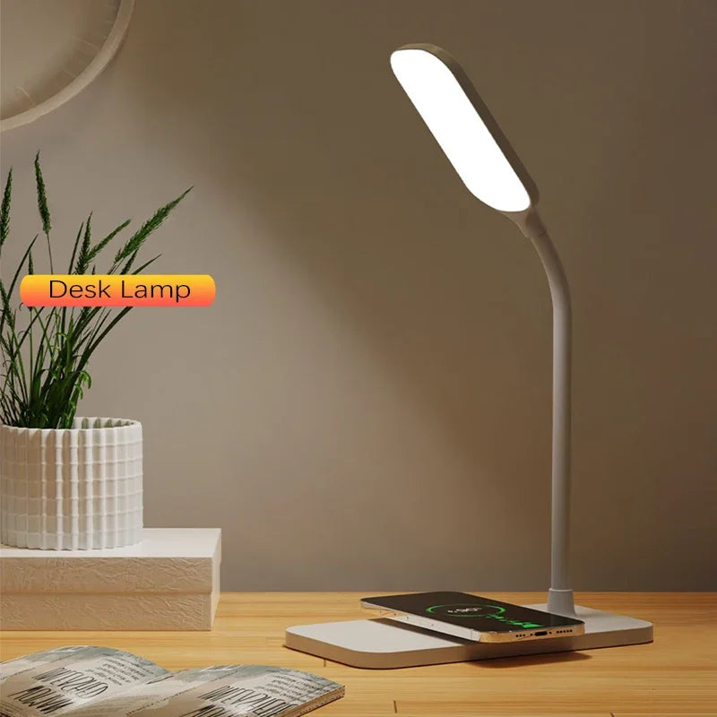LED Desk Lamp with Wireless Charger